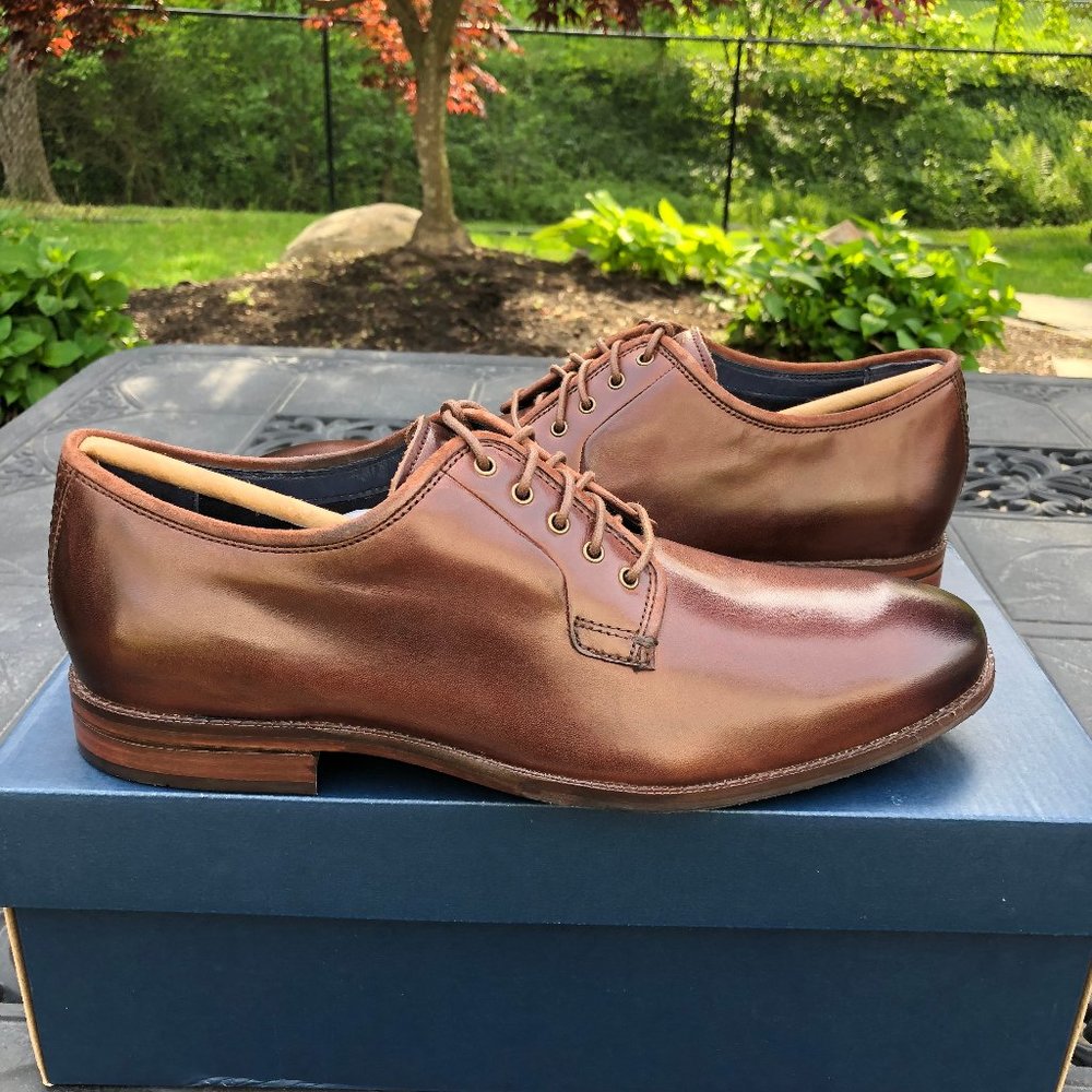 Cole Haan Warner Grand Postman Oxford In Chestnut - Picture 4 of 11